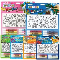 (SM)아모스 글라스데코 스티커 유리 야광 칼라 MB, 공주