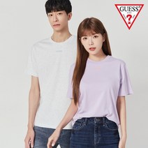 게스 유니 심플 미니로고 반팔티 NN2K0565