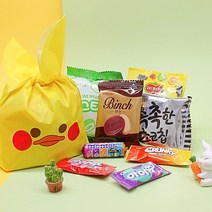 국산 과자 간식 답례품 어린이 생일 선물 라벨스티커 10개 세트