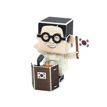 3D입체퍼즐 독립운동 백범 김구 모형 만들기, 색상, 퍼즐/블럭 조각 수