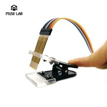 2.0mm 핀 피치 PCB 클램프 고정 장치 금도금 포고 3P 4P 5P 6P 7P 8P 9P 10P 프로브 클립 도구 프로그램, 05 2.0mm 1x7Pin, 한개옵션1