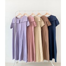 국산 린넨 핀턱 세라 원피스 빅카라 루즈핏 데일리룩 편한 롱원피스