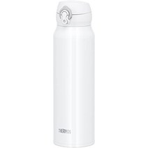일본제작상품 Thermos JNL-505 DPBK 물병 진공 단열 텀블러 10종, 750ml, 흰색
