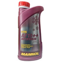 독일 마놀 G13 G12 G11 냉각수 부동액 1리터 수입차 폭스바겐 아우디 벤츠 볼보 BMW 현대 기아 쉐보레 쌍용 르노삼성, 레드(1리터), 1개