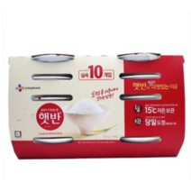 CJ 햇반 10번들, 10개, 200g