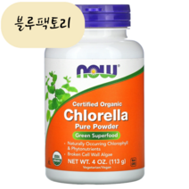 나우푸드 클로렐라 엽록소 퓨어 파우더 분말 (454g), 113g, 1개