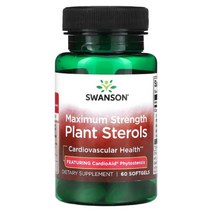 스완슨 ﻿CardioAid 카디오에이드 피토스테롤 400mg ﻿60캡슐