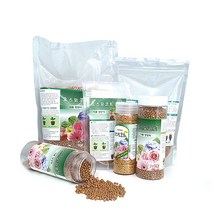 오스모코트 식물영양제 완효성비료 콩기름 코팅 복합비료 뿌리활력제 고형, 1kg, 일반 리필형