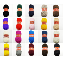 울마린 목도리털실 뜨개질 뜨개실 두꺼운실 코바늘실, 712. 레드