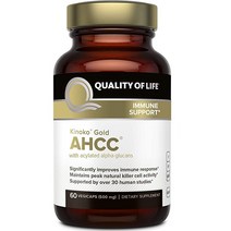 프리미엄 키노코 골드 AHCC 보충제-캡슐당 500mg의 AHCC-면역 건강 지원 간 기능 유지 자연 살해 세포 활동으로 Cy 강화