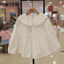 치크 [[NC광명점]] 레이스자수 우븐 블라우스 CKBA2282G