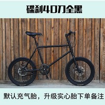 자전거 사이트 가벼운 출퇴근 미니밸로 바퀴작은 죽은 플라이 솔리드 타이어 라이브 플라이, 디스크 브레이크 40 나이프 올 블랙