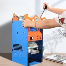 반자동 커피컵 카페 프레스 실링기 씰링 머신 기계 업소용, B타입(낮은형태), 1개