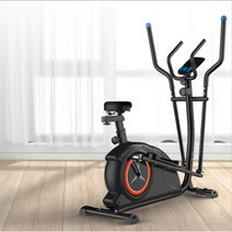 일립티컬 걷기 입식 실내 경로당 헬스 가정용 운동, 블랙 색상 자기 제어식 시트리스(4.5kg 플라이휠)