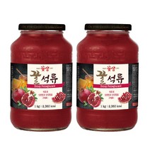 꽃샘 꿀석류차 1kg x 2개, 1개입