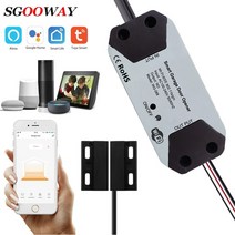 리모콘 스마트키 wifi tuya 스마트 자동 차고 문 오프너 릴레이 스위치 컨트롤러 tuya 스마트 라이프 홈 자동 alexa google 홈, 없음, 없음