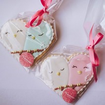 [대용량] 아이싱 쿠키 만들기 세트 DIY 대용량 60개 분량 8종 세트 화이트 발렌타인 데이 노오븐 에어프라이어, 하트쿠키만들기 DIY[본품만]