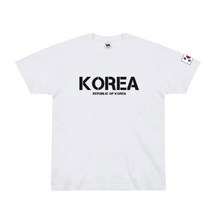 2023년 NEW 남녀공용 코리아 면 반팔 티셔츠 4종 KOREA
