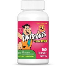 Flintstones 플린스톤스 츄어블 키즈 멀티비타민 160정