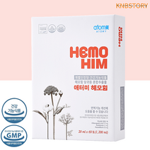 식약처 인증 인정 애터미 헤모힘 면역기능 개선 헤모힘당귀등 혼합추출물 해모힘 에터미 영양제 부모님건강 직장인 수험생 노년층 해모힘 홈쇼핑 방송 건강 식품 인증, 1200ml, 3개