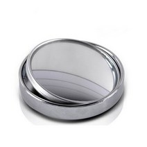 사이드 보조미러 1개몫 자동차 백미러 사이드 라운드 사각지대 광각 렌즈 360 도, 2pcs silver, 01 2pcs silver, 2개