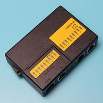 랜선 테스터기 랜테스터기 랜케이블 테스터기 홈네트워크 건전지포함, 1개