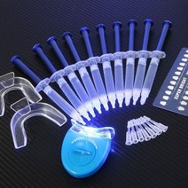 치아미백기계 셀프 치아미백 치아 미백 치과 표백 시스템 젤 키트 밝은 Whitener 장비 10/6/4/3pc Led 조명 108859, 해외_10개