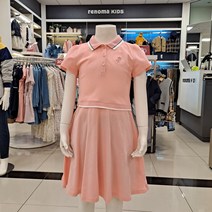 [레노마키즈] 22년 여름 신상품. ** 세일하는!! ** 고급스럽고 멋스러운 아동 주니어취향 가성비 원피스!! 여아 피케원피스 R2220O600