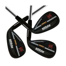 pron 일본 프론 웨지 골프 클럽 세트, Black Club/Professional Steel, Black Club/Professional Steel