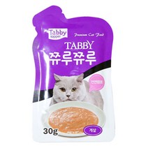 테비 쮸루쮸루 게살 30g x 12p x 4개 묶음 (총48P)