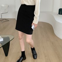 [제작] 한 끗 미니미디 뒷밴딩 스커트 60988 빅사이즈 여성의류