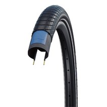 SCHWALBE(슈왈베) [정규품]빅 애플 20×2.00 블랙 리플렉스 클린처 타이어 [어번·풍선 오토바이·거리 타기]