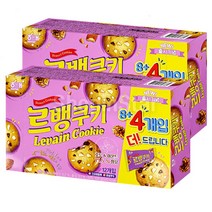 해태 르뱅쿠키 120g 무배 호두 아몬드 견과류 쿠키, 4개
