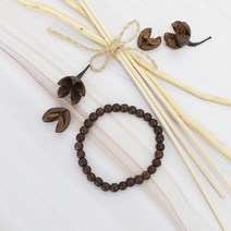 조림침향 합장주 6mm (침향나무 침향팔찌 염주팔찌), 손목둘레 19cm