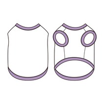 코코앤 디자인 강아지옷 패턴 도안 도면 옷본, A03.기본 나시티