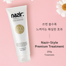 나지르스타일 트리트먼트+샘플 손상모발 탄머리 복구 무실리콘 트리트먼트, 1개, 250ml