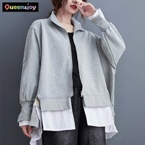 퀸앤조이 미녀77 트임 레이어드 집업 원마일웨어***판매자 SSK무역***