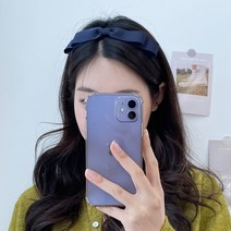 아쿠세샵 수입 리본 골지 제니 머리띠 데일리 포인트 헤어밴드 6컬러