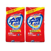 수퍼타이 찬물전용 베이킹소다 PLUS 진드기제거 사체 배설물 99.%제거 분말 가루세제 9.5kg 1개입, 수퍼타이 9.5kg 1개입