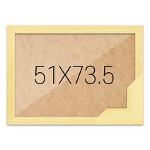 퍼즐액자 51x73.5 고급형 우드 미송, 단품