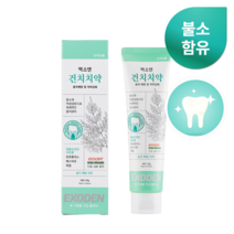 충치 치석 예방 계면활성제없는 잇몸에좋은 천연 불소치약 1000ppm (페이스트120g+분말10g), 1개, 120g