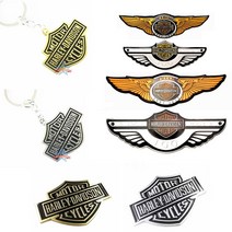 엠블럼 할리데이비슨 스티커 오토바이스티커 키링, 1, 4번 브론즈