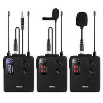 앱코 WMP4 포터블 UHF 무선 마이크 송수신기 세트