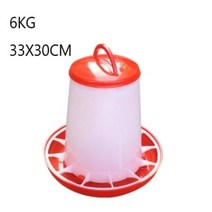 닭장만들기 병아리부화기 닭장 닭 마시는 사람 플라스틱 피더 양동이 수탉 암탉 주전자 먹이 농장 동물 가금류 농업 3 6 9 12kg, 5.6KG X 5Pcs