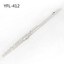 일본산 콘서트 플루트 백동 도금 실버 16 홀 C 키 목관 악기 장갑 포함 미니 스크루 드라이버 패딩 케이스