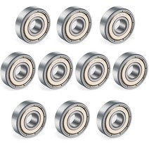 BESTU 미니츄어 베어링 MR608ZZ DDL-608ZZ 내경 8mm×외경 22mm×폭 7mm 베어링 볼 베어링 미니 베어링 깊은 홈 볼 베어링 양 실드 부착 10개들이 MR608ZZ[10개입]