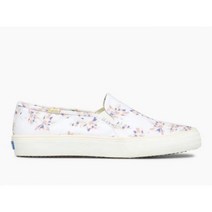 Keds 더블데커 플로럴 슬립 온 스니커즈 인 크림
