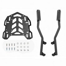 오토바이 후방 러기지 랙 카고 지지 선반 홀더 MTKRACING리어 서포트 수하물 안장 가방 캐리어 키트 혼다 CB300R CB125R CB150R CB250R, 검은색
