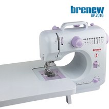 일음쇼핑^^*m브래뉴 멀티 재봉틀(BP-7016+받침대) 미니미싱 재봉기 가정용 제봉기일medi^*^, ab*^*선택있슴BP7016퍼플+받침대