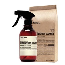 나노텍 가죽세정제 자동차 실내 및 다목적세정제 (수입차) 520ml, 가죽 및 실내세정제 + 고중량 버핑타월